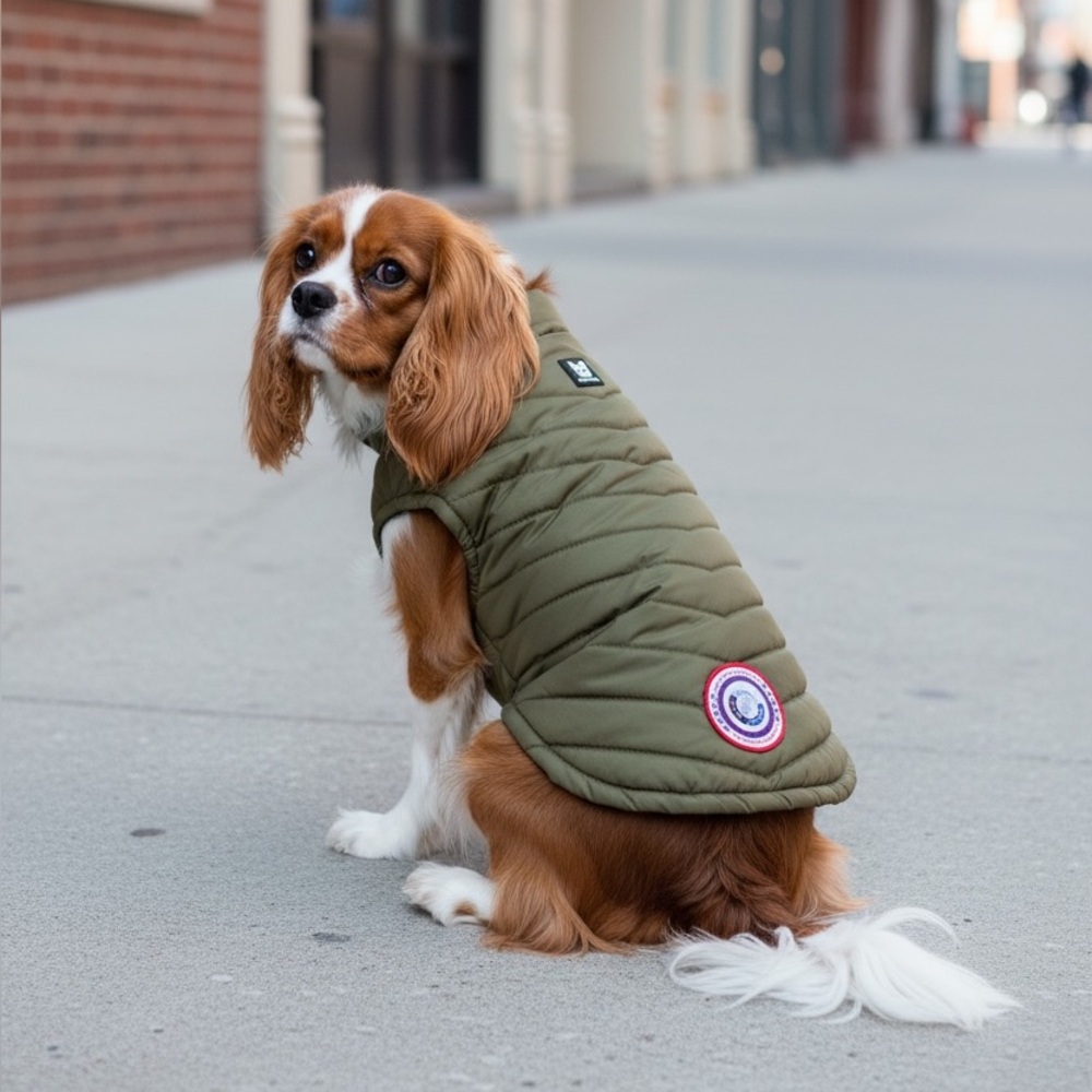 🐾 Silver Paw Cold Alert Tech Puffy Vest